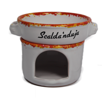 Scalda Nduja in ceramica - Idea Regalo bottega-lombardosrl