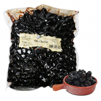 Olive nere secche large 3 kg bottega-lombardosrl