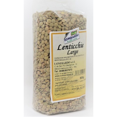 Lenticchie large 500 g bottega-lombardosrl