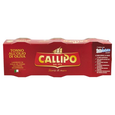 Tonno Callipo all'Olio di Oliva Confezione 3 x 80 g bottega-lombardosrl