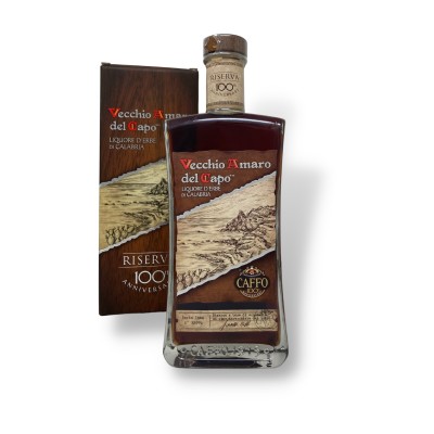 Liquore Vecchio Amaro del Capo Riserva Centenario Anniversario 100 anni Astuccio bottega-lombardosrl