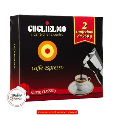 Caffè guglielmo classico espresso Gr.250 x2 bottega-lombardosrl