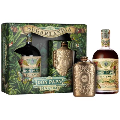 Liquore Rum Don Papa Baroko fiaschetta bottega-lombardosrl