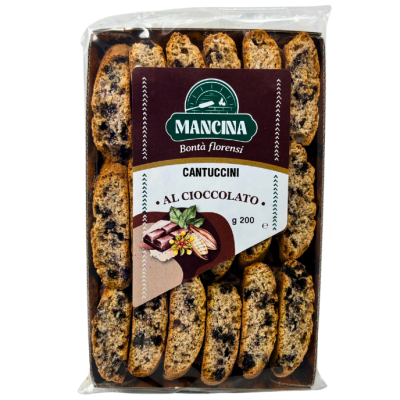 Cantuccini al Cioccolato Mancina 200 gr. bottega-lombardosrl