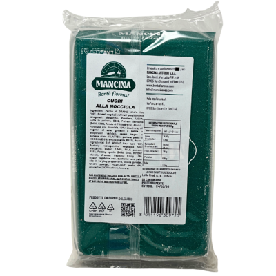 Cuori alla Nocciola Mancina 180 gr. bottega-lombardosrl