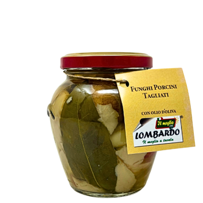 Funghi Porcini Tagliati sott’olio 314 ml. - Il meglio bottega-lombardosrl
