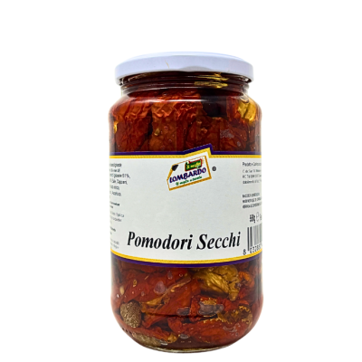 Pomodori secchi sott'olio 550 gr. - il meglio bottega-lombardosrl
