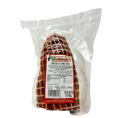 Capocollo Piccante trancio 700 gr. (circa) - Galluccio bottega-lombardosrl