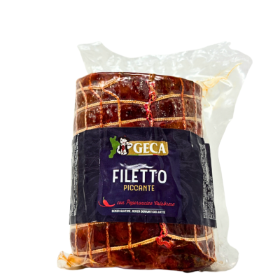 Filetto calabrese piccante 600 gr. (circa) - Geca bottega-lombardosrl