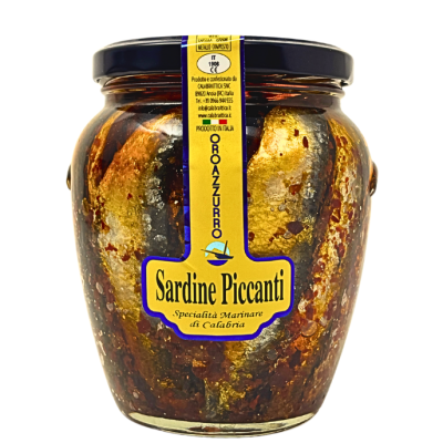 Sardine Piccanti 580 gr. - Oro Azzurro bottega-lombardosrl