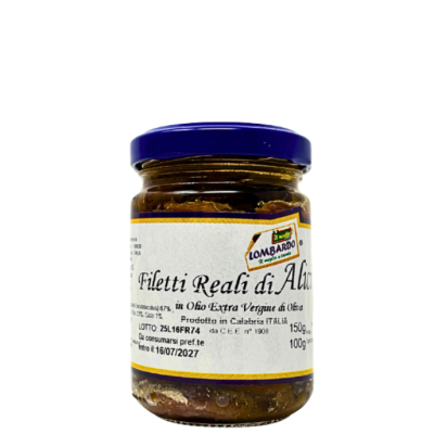 Filetti Reali di Alici 156 ml. - il meglio bottega-lombardosrl