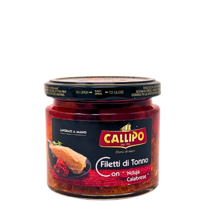 Filetti di Tonno con 'Nduja 200 gr. - Callipo bottega-lombardosrl