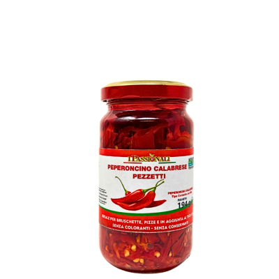 Peperoncino Calabrese pezzetti 212 ml. - I passionali bottega-lombardosrl